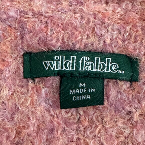 Wild Fable Pink Textured Mini Skirt With Gold Safety Pin Detail Size M - Picture 5 of 7